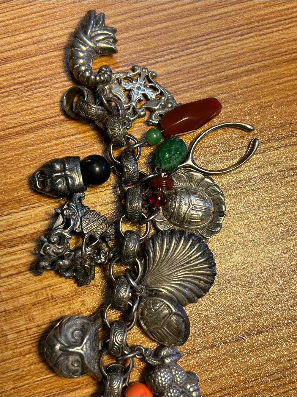 Napier Asian silver tone book bracelet - Picture 5 of 5